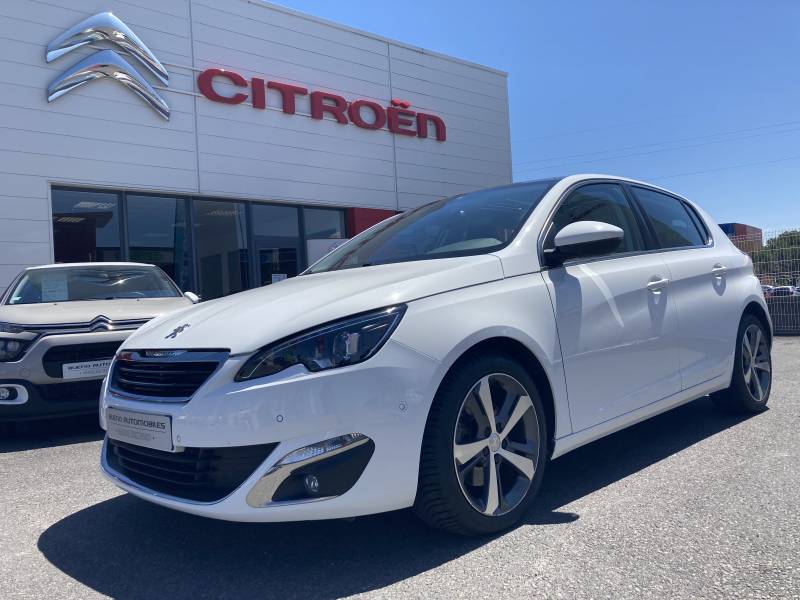PEUGEOT 308 BLANC BVA OCCASION 150